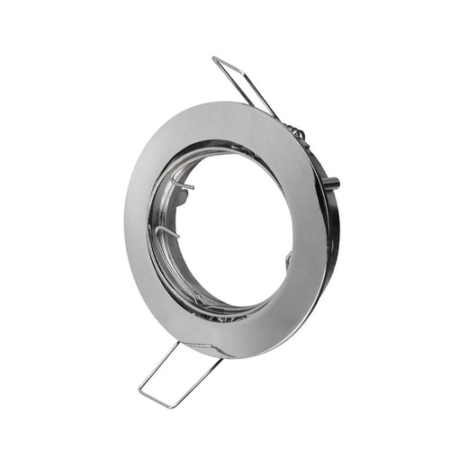 MR16 oder GU10 Downlight-Set - Ohne Leuchtmittel, Chrom, Lochausschnitt: Ø7,4 cm, Maße: Ø8,2 cm