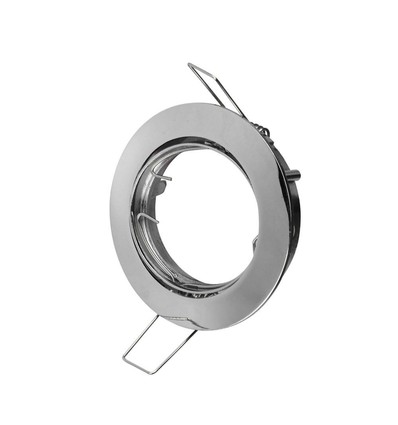 MR16 oder GU10 Downlight-Set - Ohne Leuchtmittel, Chrom, Lochausschnitt: Ø7,4 cm, Maße: Ø8,2 cm