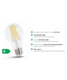 Spectrum 3,8W LED-Lampe - 212 lm/W, A60, Glühfaden, klares Glas, E27