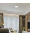 18W LED Deckenleuchte - Ø21,5cm, Höhe: 3cm, Weißer Rand