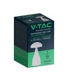 V-Tac wiederaufladbare CCT Tischlampe - Weiß, IP20, Touch-dimmbar, Modell Mini