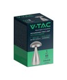 V-Tac wiederaufladbare CCT Tischlampe - Champagner/Gold, IP20, Touch-dimmbar, Modell Mini
