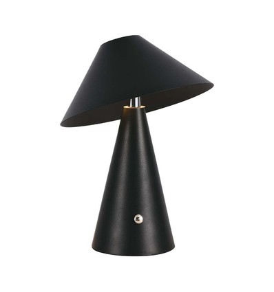 V-Tac wiederaufladbare 3-in-1 Tischlampe - Schwarz, IP20, Touch-dimmbar