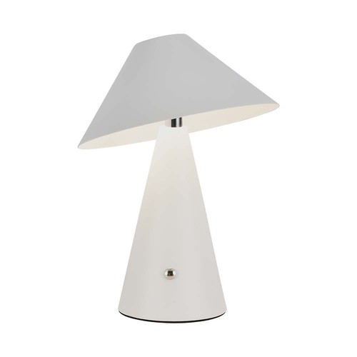 V-Tac wiederaufladbare 3in1 Tischlampe - Weiß, IP20, Touch dimmbar