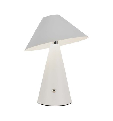 V-Tac wiederaufladbare 3in1 Tischlampe - Weiß, IP20, Touch dimmbar
