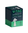 V-Tac wiederaufladbare 3in1 Tischlampe - Weiß, IP20, Touch dimmbar