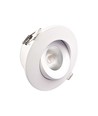 7W Ø10cm Flacher Einbaustrahler dimmbar RA93 - Ausschnitt: Ø8,3 cm, Maße: Ø10 cm, CCT