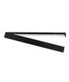 125cm Fassung - Für 1x 120cm LED-Röhre, schwarz