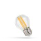 E27 1W LED Tropfenlampe - G45, Kohlefaden, extra warmweiß, 1800K
