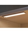 Batteriebetriebene Schrankbeleuchtung - 20 cm, Schwarz, PIR-Sensor, wiederaufladbar