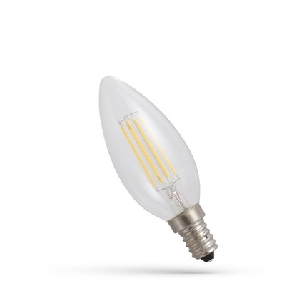 E14 5,5W dimmbare LED-Kerzenlampe - C35, Filament