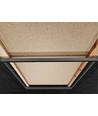 Aufbau-Troldtekt-Rahmen 60x60 - Für LED-Panel, passt zu Troldtekt ohne Anpassung, schwarze Kante