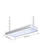 LEDlife 80W Sporthallen-Deckenleuchte - UGR19, blendfrei, Philips Treiber, inkl. Lichtquelle