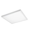 Hoher Rahmen für 60x60 LED-Panel - Schnelle Montage, Kunststoff-Ecken, ohne sichtbare Schrauben, weißer Rand