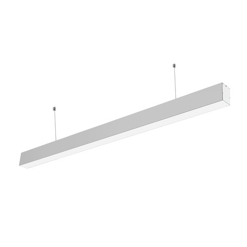 40W LED-Lichtleiste - 120cm, 100lm/W, Weiß, Deckenleuchte für Büro, inkl. Seilaufhängung