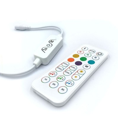 RGBIC Controller mit Fernbedienung - Bluetooth, RF kabellos, schlanke Fernbedienung, 4 Pins