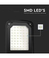 V-Tac 50W LED Straßenlampe - Ø45mm, IP65