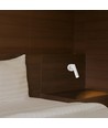 2W Wandmontierter Hotel-Spot - IP20, RA80, 38°, weiß