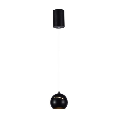 V-Tac LED Lampe - Schöne Deckenlampe, Ø12, schwarz, inkl. Aufhängung