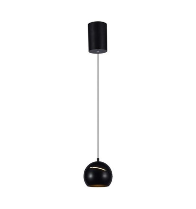 V-Tac LED Lampe - Schöne Deckenlampe, Ø12, schwarz, inkl. Aufhängung