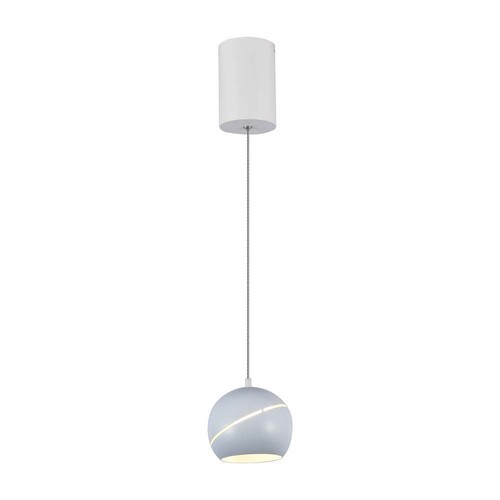 LED-Lampe - Ø12cm, Weiß, schöne Deckenleuchte, inkl. Aufhängung