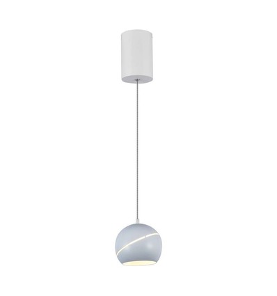 LED-Lampe - Ø12cm, Weiß, schöne Deckenleuchte, inkl. Aufhängung