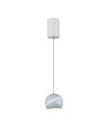 LED-Lampe - Ø12cm, Weiß, schöne Deckenleuchte, inkl. Aufhängung