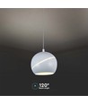 LED-Lampe - Ø12cm, Weiß, schöne Deckenleuchte, inkl. Aufhängung