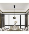 8W LED-Lampe - Schöne Deckenleuchte, Ø12cm, Champagne, inkl. Aufhängung