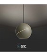 8W LED-Lampe - Schöne Deckenleuchte, Ø12cm, Champagne, inkl. Aufhängung