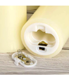V-Tac LED Blockkerze - 20 cm hoch, IP20 für Innenbereich, batteriebetrieben