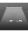 150cm 48W wasserdichte komplette LED-Wannenleuchte, durchverdrahtet - 5760lm, 120lm/W, IP65