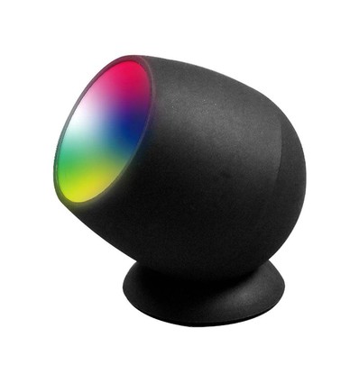 Smart Home Lampe mit RGB+WW - Schwarz, Tuya/Smart Life, kompatibel mit Google Home, Alexa und Smartphones