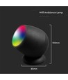 Smart Home Lampe mit RGB+WW - Schwarz, Tuya/Smart Life, kompatibel mit Google Home, Alexa und Smartphones