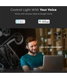 Smart Home Lampe mit RGB+WW - Schwarz, Tuya/Smart Life, kompatibel mit Google Home, Alexa und Smartphones