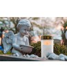 LED Grablicht - Weiß, 12 cm hoch, IP44 für den Außenbereich, batteriebetrieben
