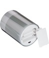 3er-Pack graue LED-Wachskerzen im Glas - Batterie, Timerfunktion