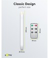 5er-Pack weiße LED-Kerzen inkl. Fernbedienung - Batterie
