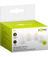 4er-Set LED-Teelichter mit Timer - Batterie, Timerfunktion
