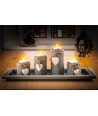 4er-Set LED-Teelichter mit Timer - Batterie, Timerfunktion