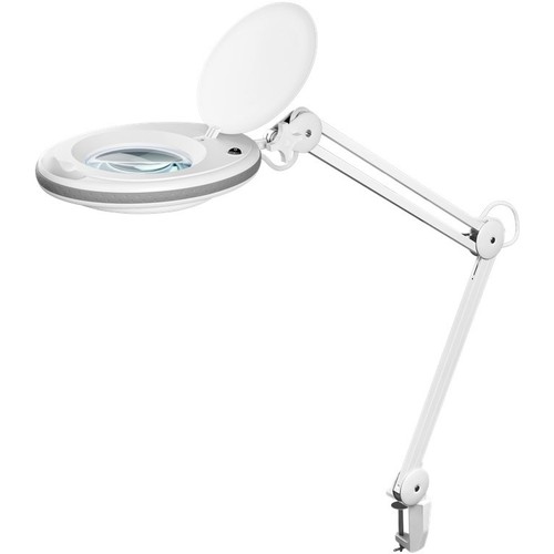 LED Lupenlampe mit Klemme 8W - Weiß