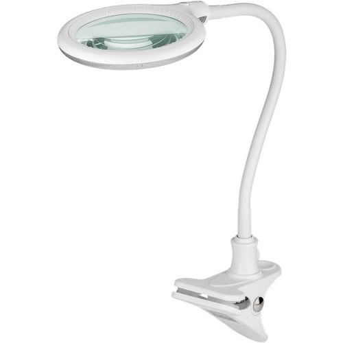 LED-Lupenlampe mit Klemme 6W - Weiß
