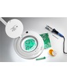 LED-Lupenlampe mit Klemme x1,75 9W - Weiß
