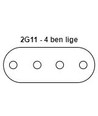 41cm / 17W LED-Leuchtstoffröhre, 2G11 - 2G11