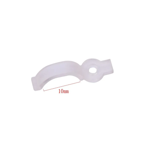 20 Stück klare Montageclips für LED-Strip - 10mm, passend für IP65-Strips