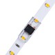 Verbinder für 10mm LED-Streifen - Dünn, IP20, für einfarbige Streifen, für Aluprofile, Streifen zu Streifen