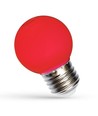 Spectrum 1W LED-Dekorationslampe - Rot, G45, E27