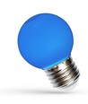 Spectrum 1W LED Dekorationslampe - Blau, G45, E27