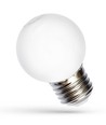 E27 1W RGB LED Tropfenlampe - G45, 260 Grad, Farbwechsel, Dekorationslampe