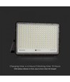 30W Solar LED-Flutlicht - IP65, Schwarz, inkl. Solarpanel, Fernbedienung, integrierter Akku